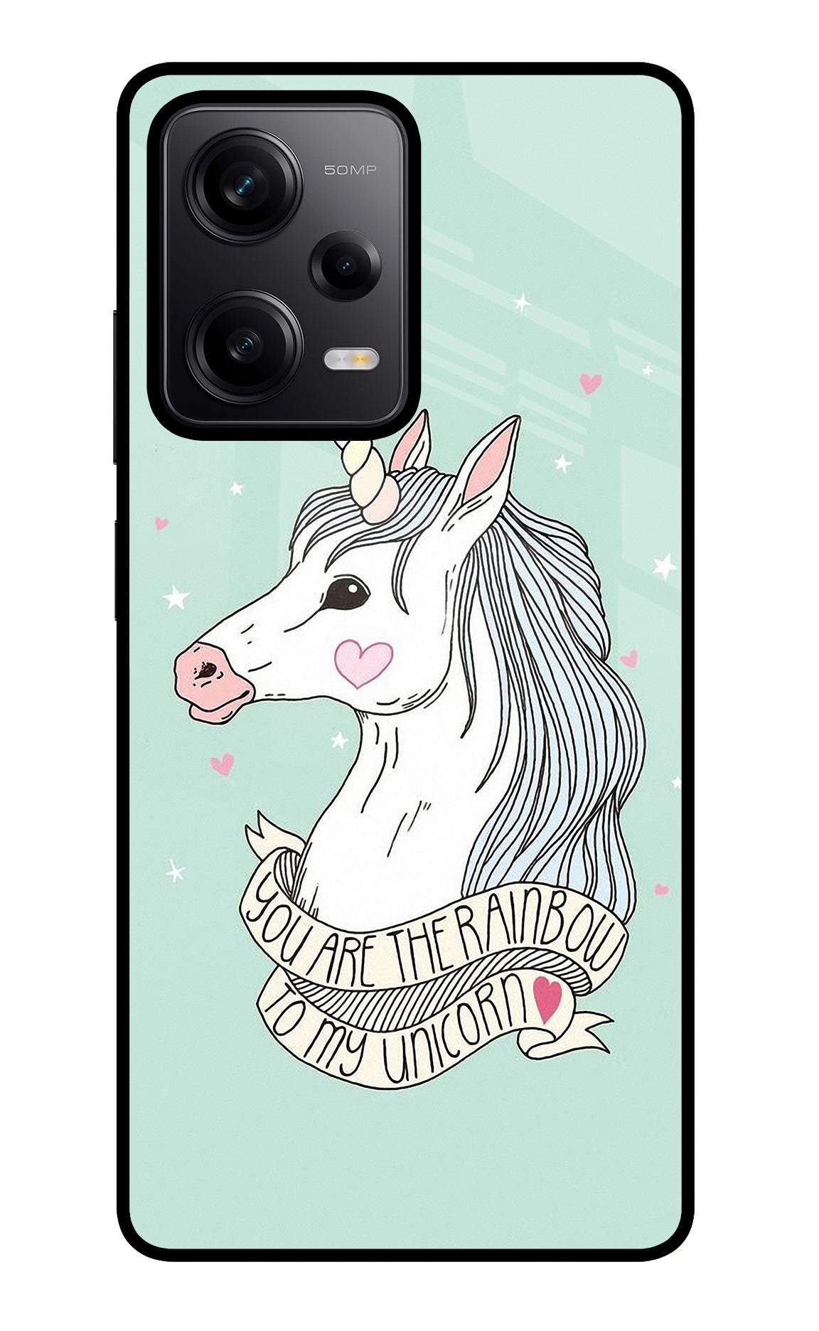 Unicorn Wallpaper Redmi Note 12 Pro 5G Glass Case