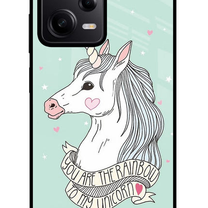 Unicorn Wallpaper Redmi Note 12 Pro 5G Glass Case