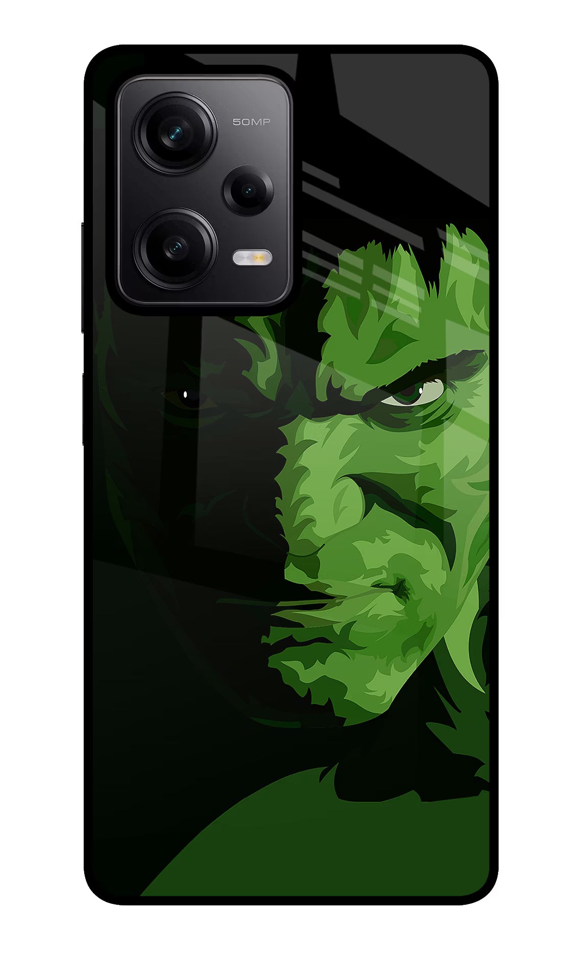 HULK Redmi Note 12 Pro 5G Glass Case Back Cover by Casekaro
