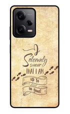 I Solemnly swear that i up to no good Redmi Note 12 Pro 5G Glass Case