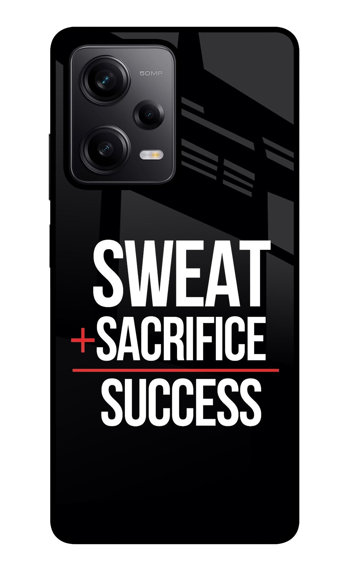 Sweat Sacrifice Success Redmi Note 12 Pro 5G Back Cover