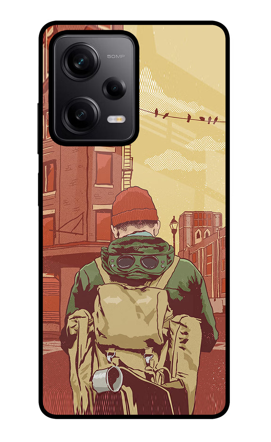 Adventurous Redmi Note 12 Pro 5G Back Cover, Metal case