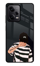 Aesthetic Boy Redmi Note 12 Pro 5G Glass Case