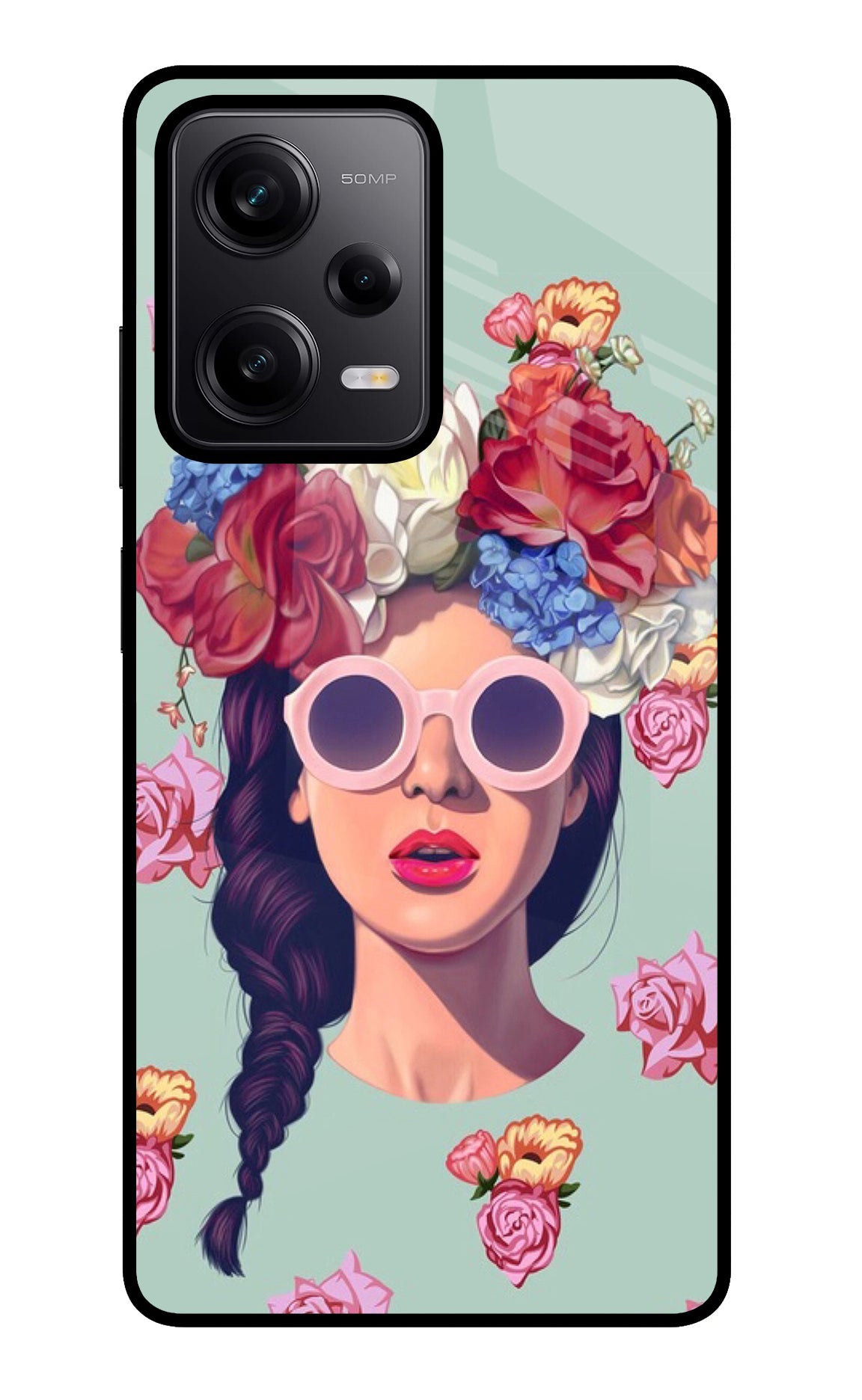 Pretty Girl Redmi Note 12 Pro 5G Glass Case