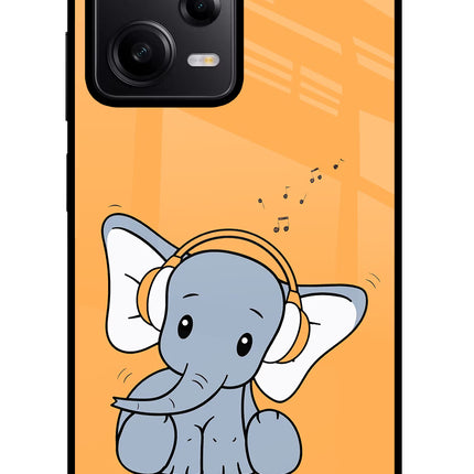 High On Music Redmi Note 12 Pro 5G Glass Case Back Cover by Casekaro