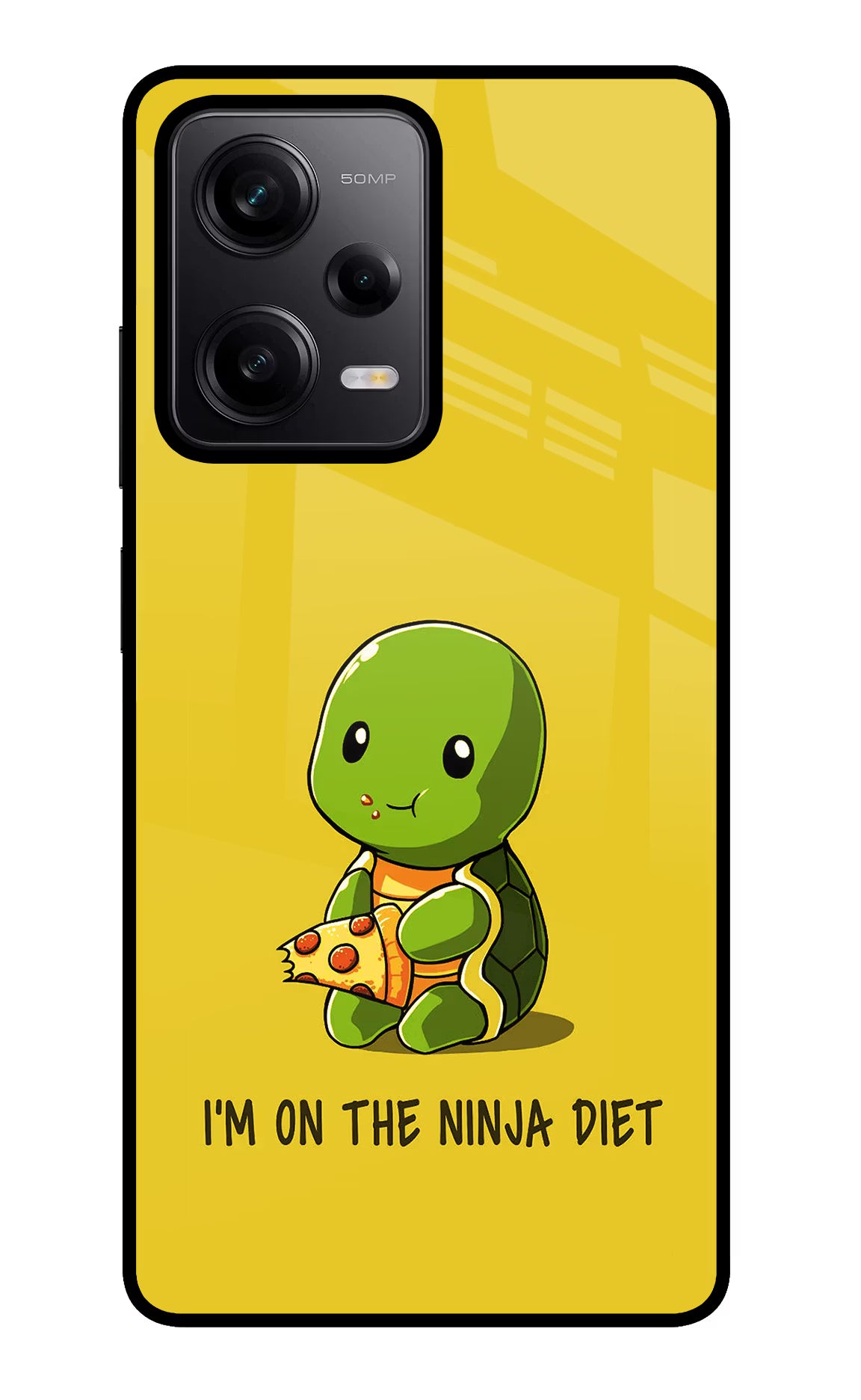 I'm on Ninja Diet Redmi Note 12 Pro 5G Glass Case Back Cover by Casekaro