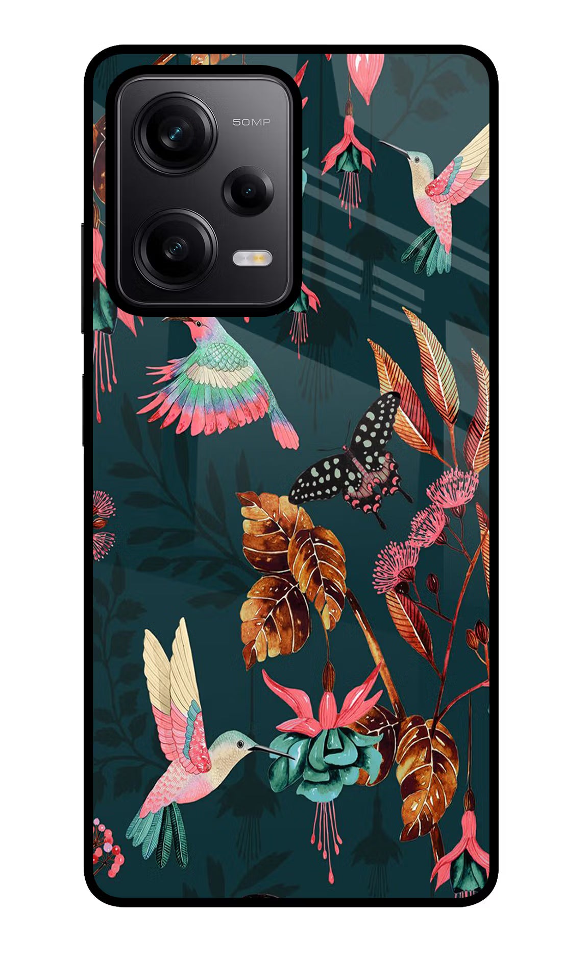 Birds Redmi Note 12 Pro 5G Glass Case Back Cover by Casekaro