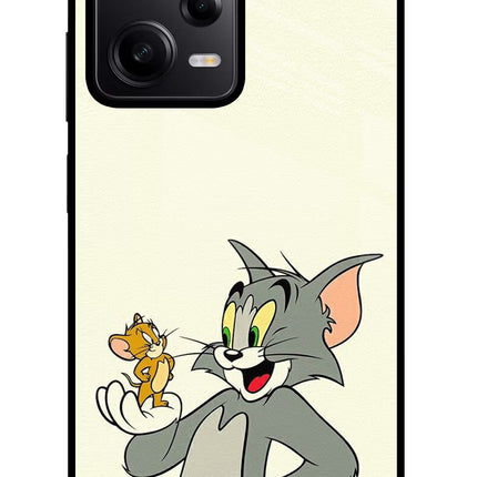 Tom & Jerry Redmi Note 12 Pro 5G Glass Case