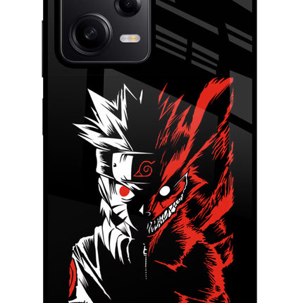 Naruto Two Face Redmi Note 12 Pro 5G Glass Case
