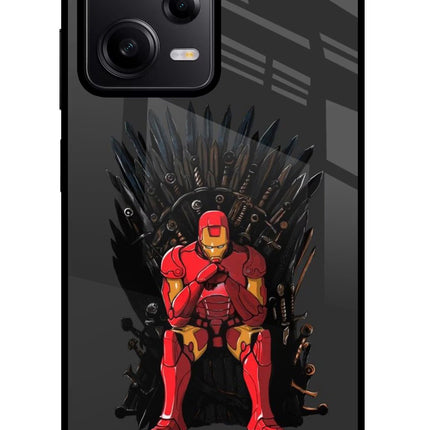 Ironman Throne Redmi Note 12 Pro 5G Glass Case