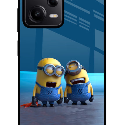 Minion Laughing Redmi Note 12 Pro 5G Glass Case