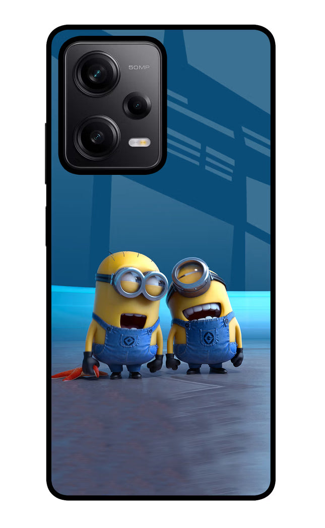 Minion Laughing Redmi Note 12 Pro 5G Glass Case