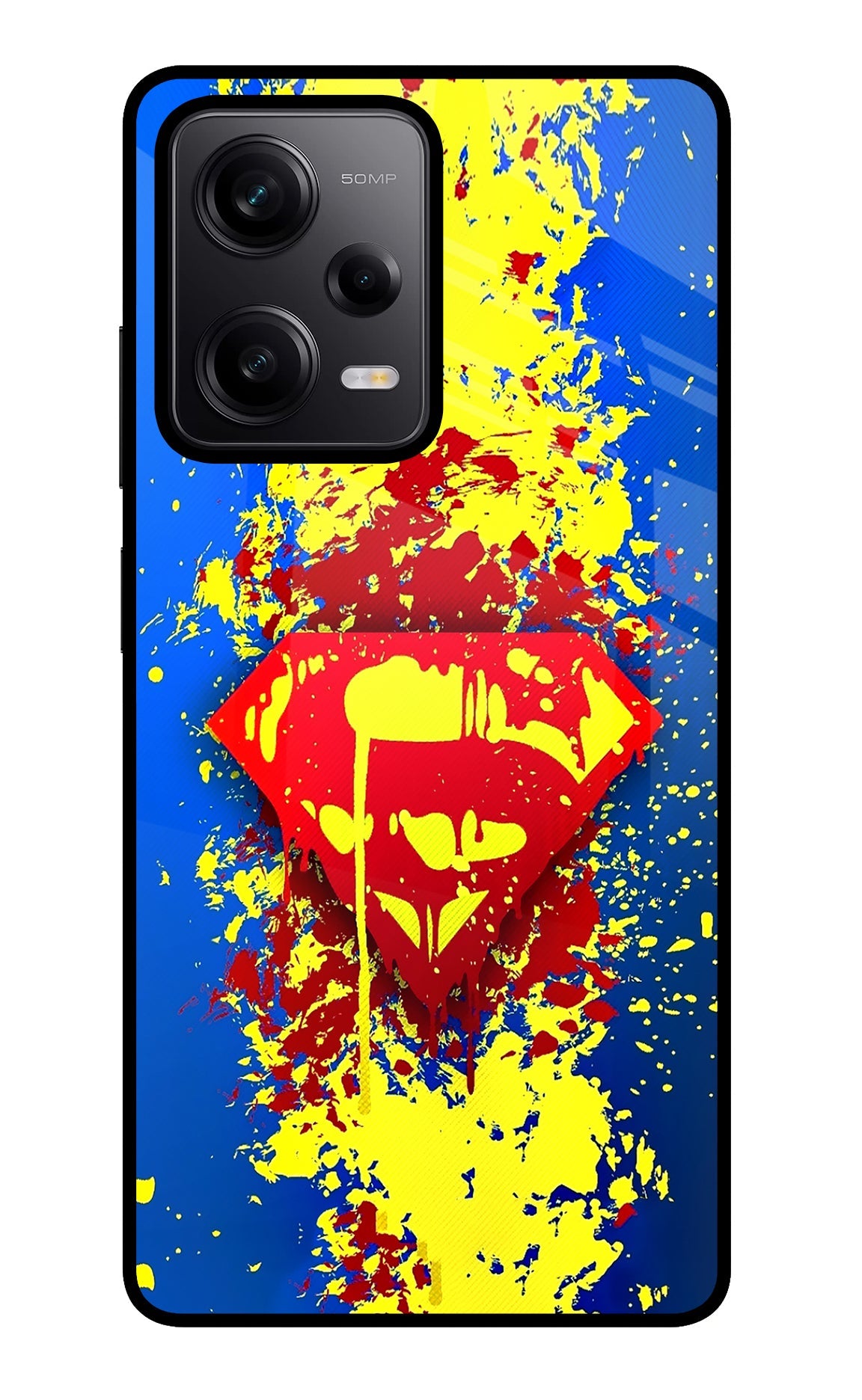 Superman logo Redmi Note 12 Pro 5G Glass Case