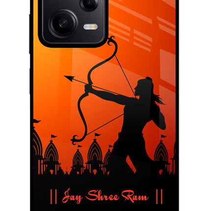 Lord Ram - 4 Redmi Note 12 Pro 5G Glass Case Back Cover by Casekaro