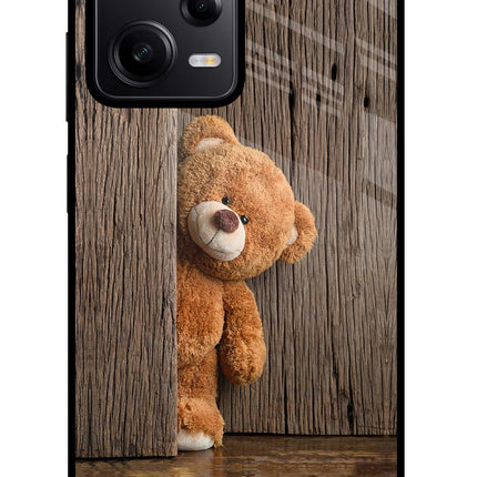 Teddy Wooden Redmi Note 12 Pro 5G Glass Case