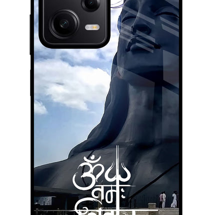 Om Namah Shivay Redmi Note 12 Pro 5G Glass Case Back Cover by Casekaro