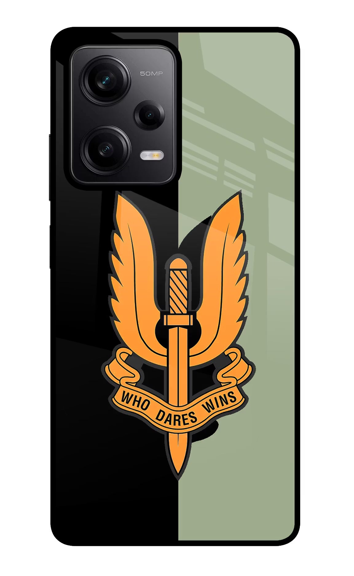 Balidan Logo Redmi Note 12 Pro 5G Glass Case Back Cover by Casekaro