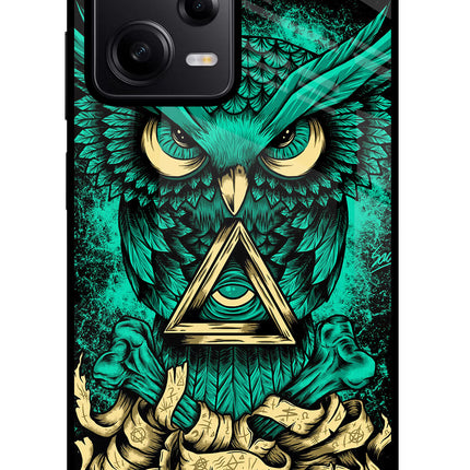 Green Owl Redmi Note 12 Pro 5G Glass Case
