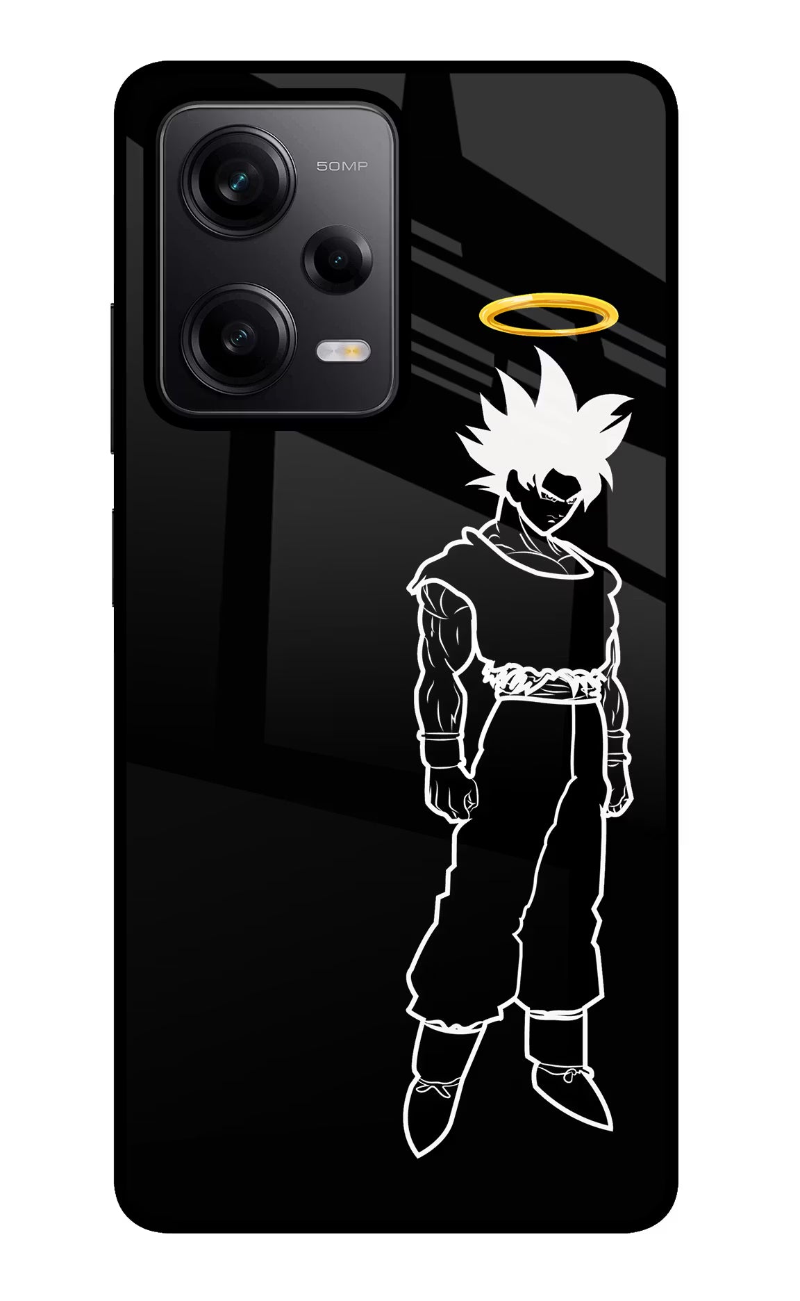 DBS Character Redmi Note 12 Pro 5G Glass Case Back Cover by Casekaro