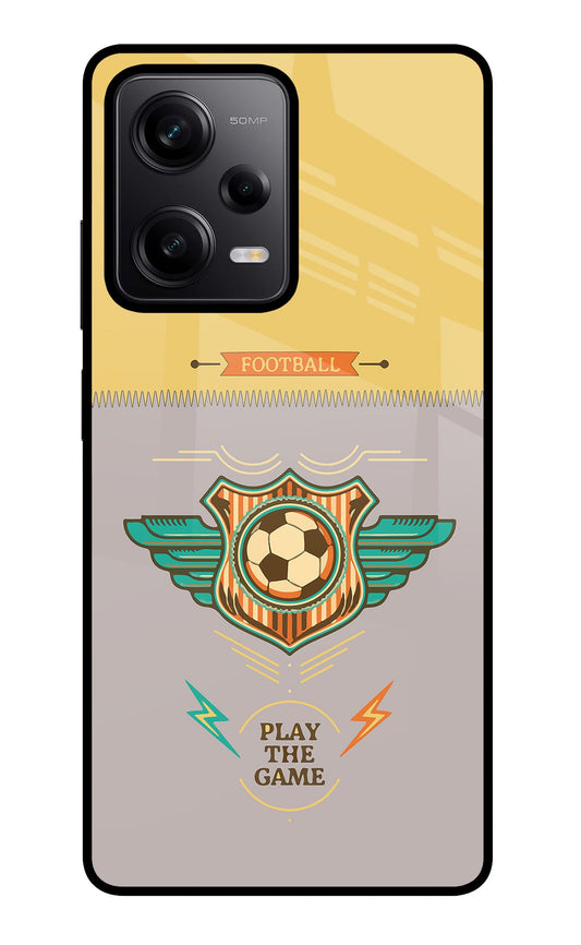 Football Redmi Note 12 Pro 5G Glass Case