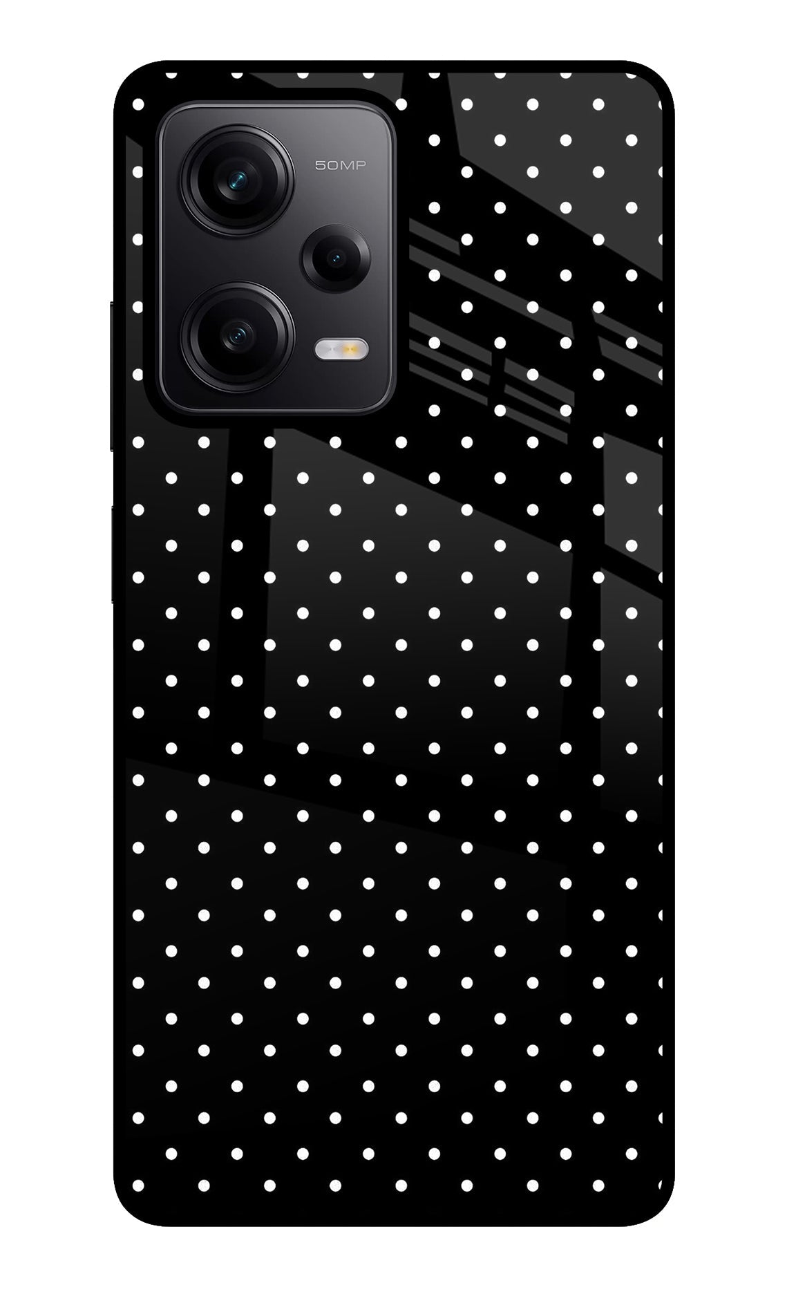 White Dots Redmi Note 12 Pro 5G Glass Case