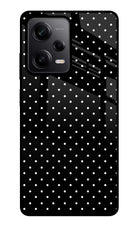 White Dots Redmi Note 12 Pro 5G Glass Case