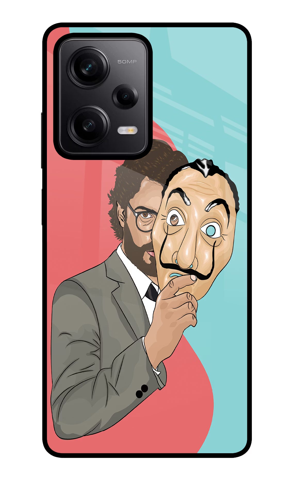 Professor Redmi Note 12 Pro 5G Glass Case Back Cover by Casekaro