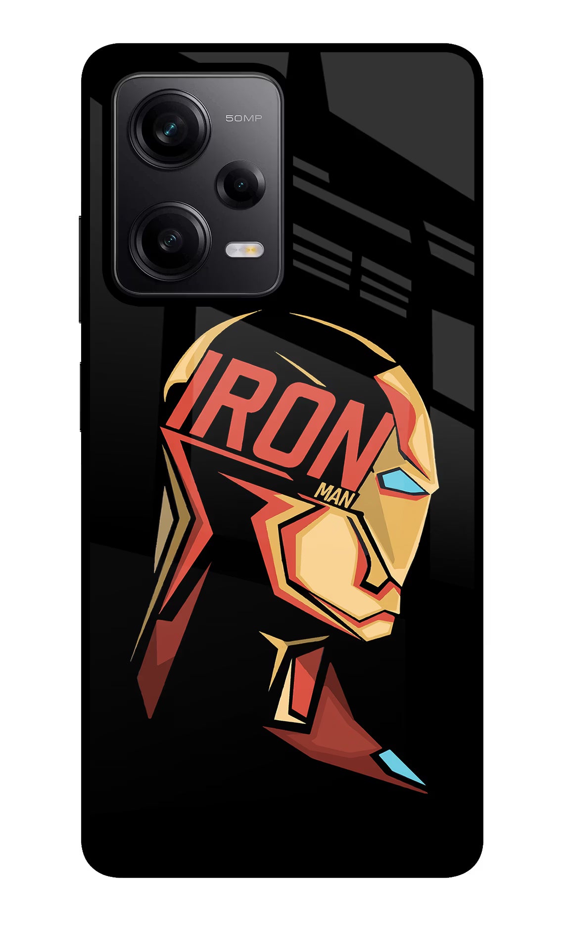 IronMan Redmi Note 12 Pro 5G Glass Case Back Cover by Casekaro