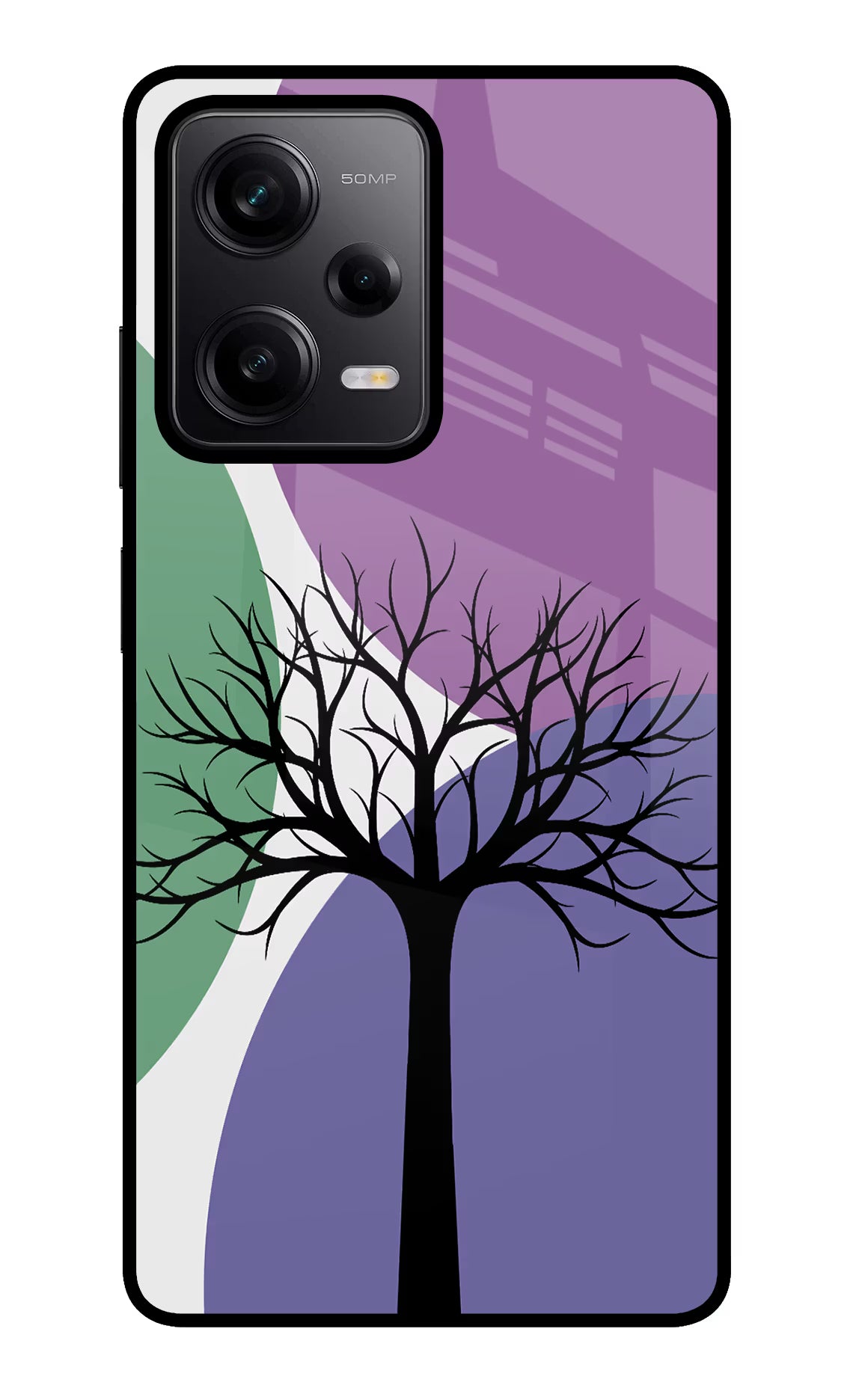 Tree Art Redmi Note 12 Pro 5G Glass Case Back Cover by Casekaro