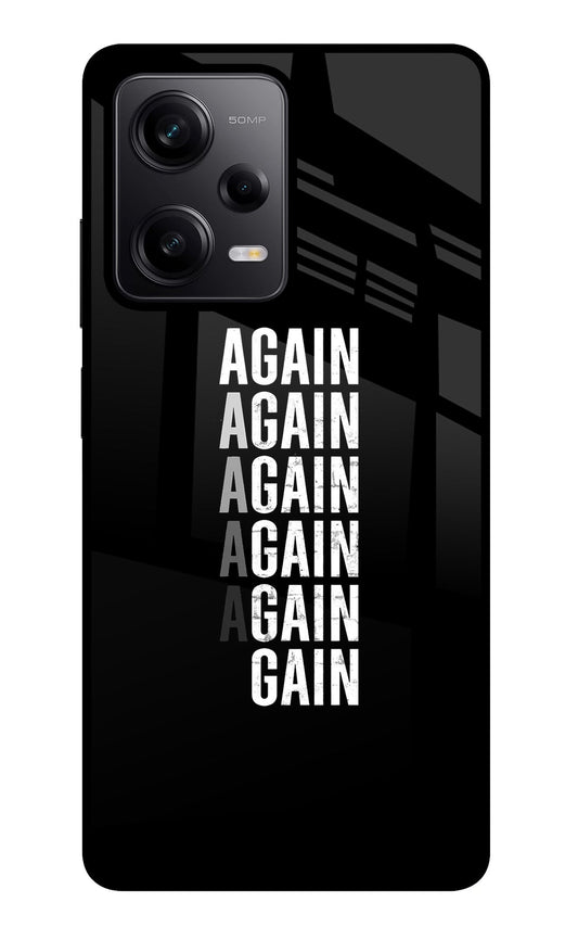 Again Again Gain Redmi Note 12 Pro 5G Glass Case