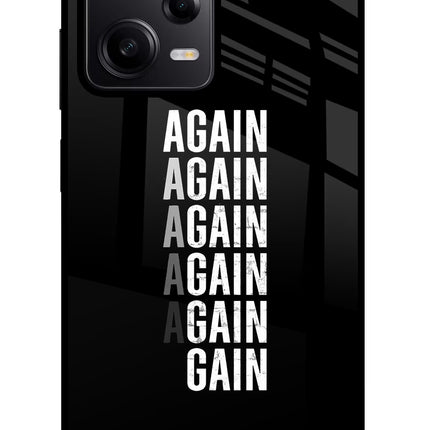 Again Again Gain Redmi Note 12 Pro 5G Glass Case