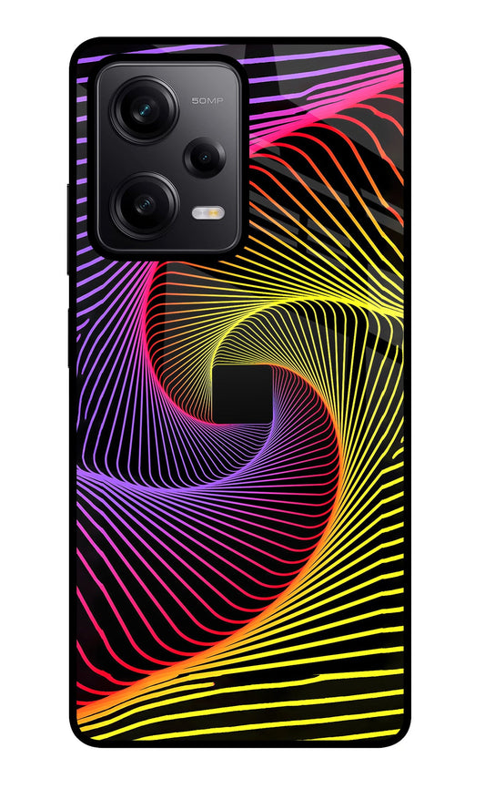 Colorful Strings Redmi Note 12 Pro 5G Glass Case