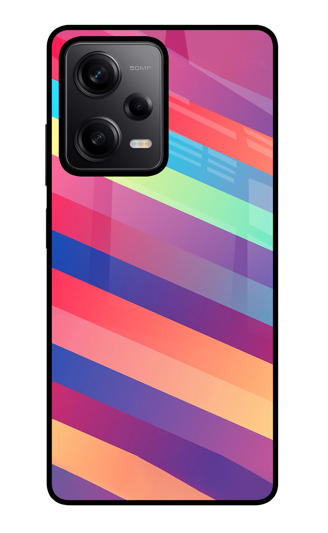 Stripes color Redmi Note 12 Pro 5G Back Cover