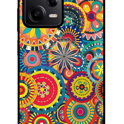 Gol Gol Art Redmi Note 12 Pro 5G Glass Case Back Cover by Casekaro