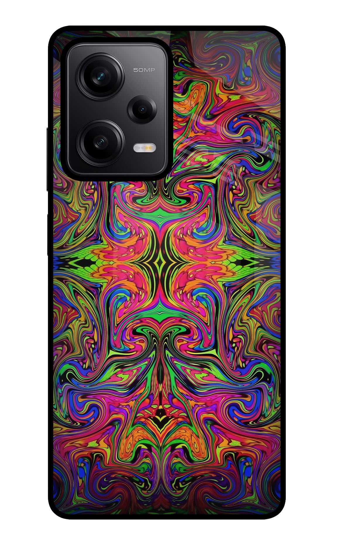 Psychedelic Art Redmi Note 12 Pro 5G Glass Case