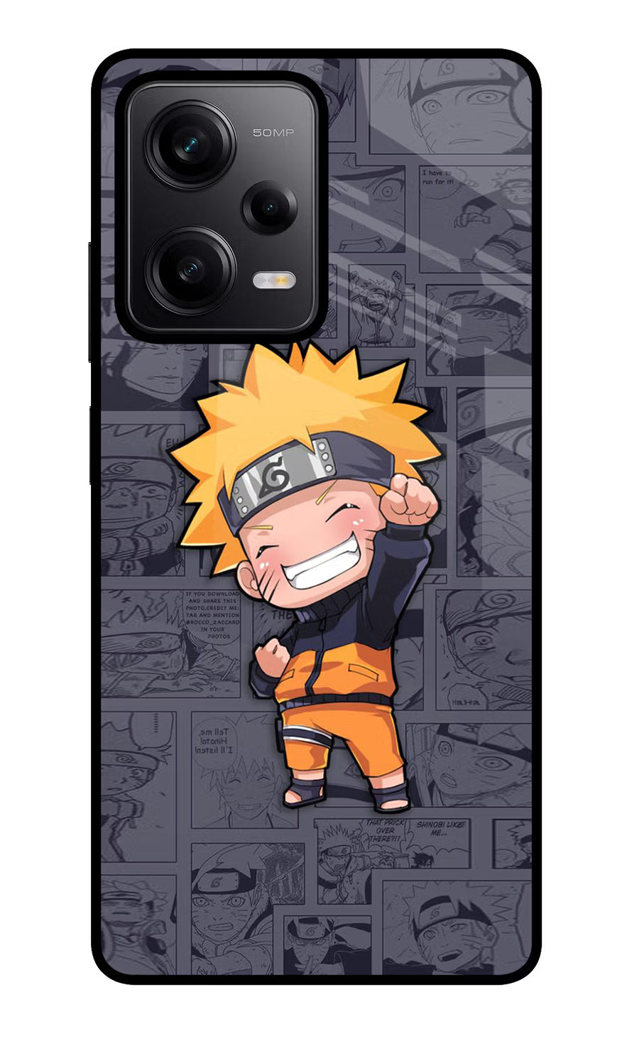 Chota Naruto Redmi Note 12 Pro 5G Back Cover, Metal case