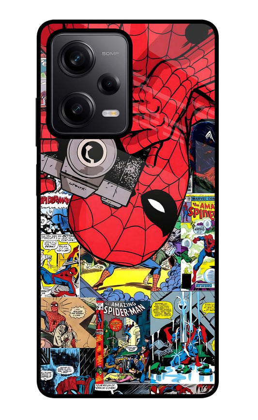 Spider Man Redmi Note 12 Pro 5G Glass Case