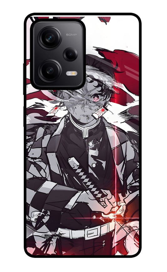 Demon Slayer Redmi Note 12 Pro 5G Glass Case