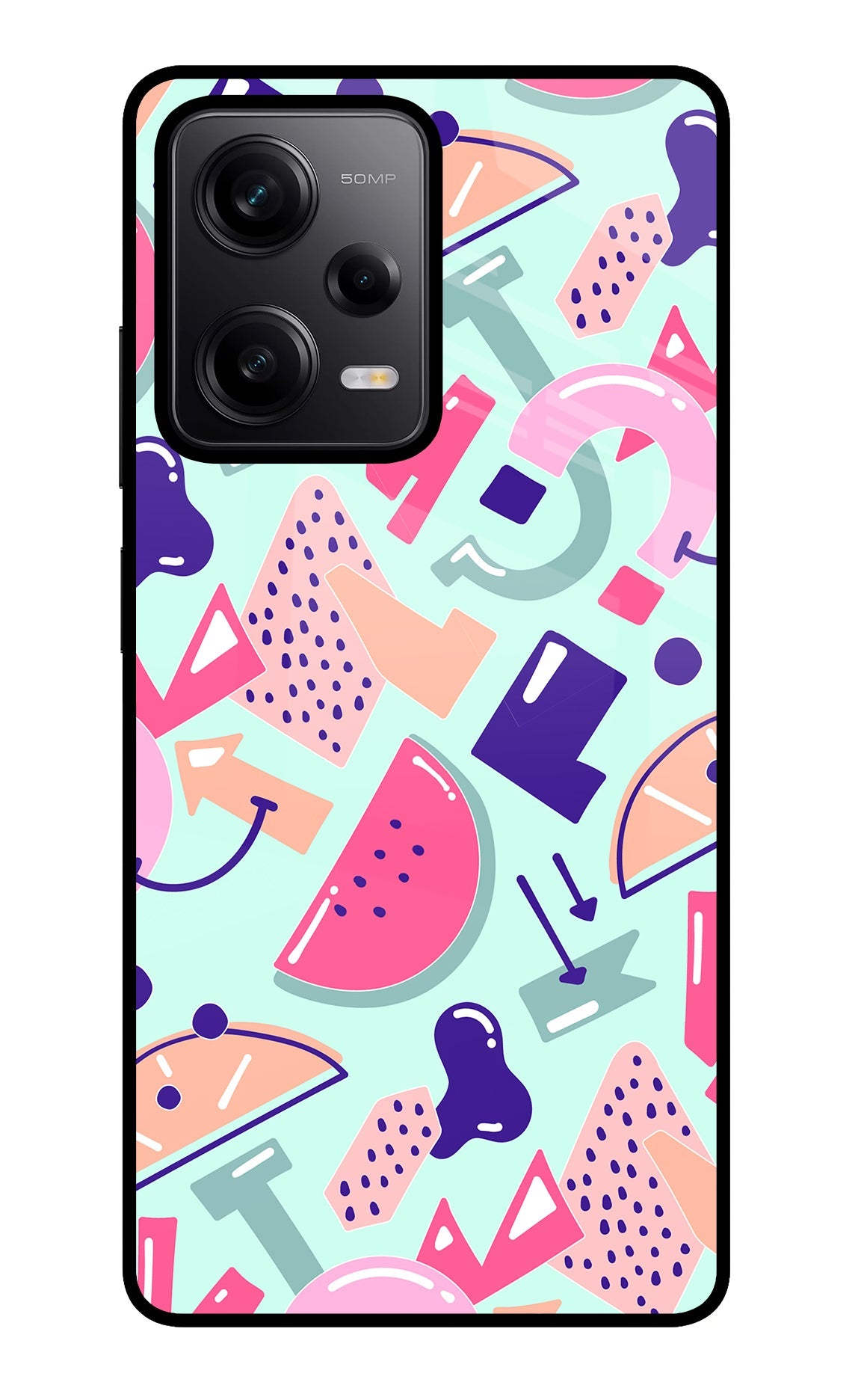 Doodle Pattern Redmi Note 12 Pro 5G Back Cover