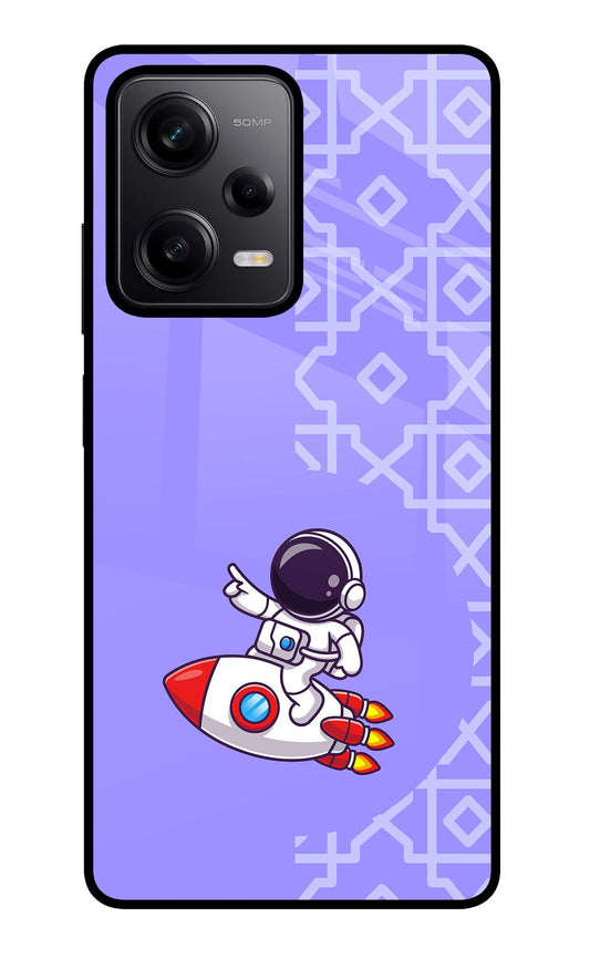 Cute Astronaut Redmi Note 12 Pro 5G Glass Case