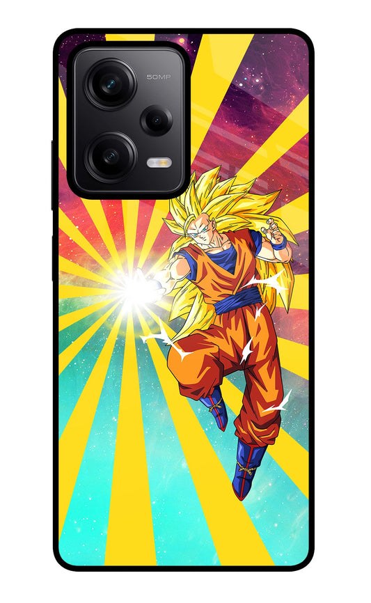 Goku Super Saiyan Redmi Note 12 Pro 5G Glass Case