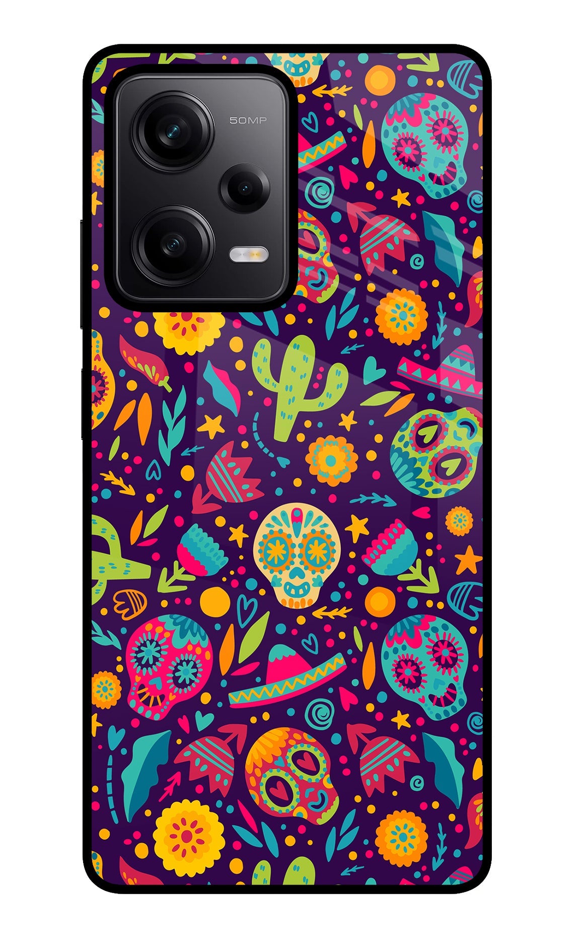 Mexican Design Redmi Note 12 Pro 5G Glass Case