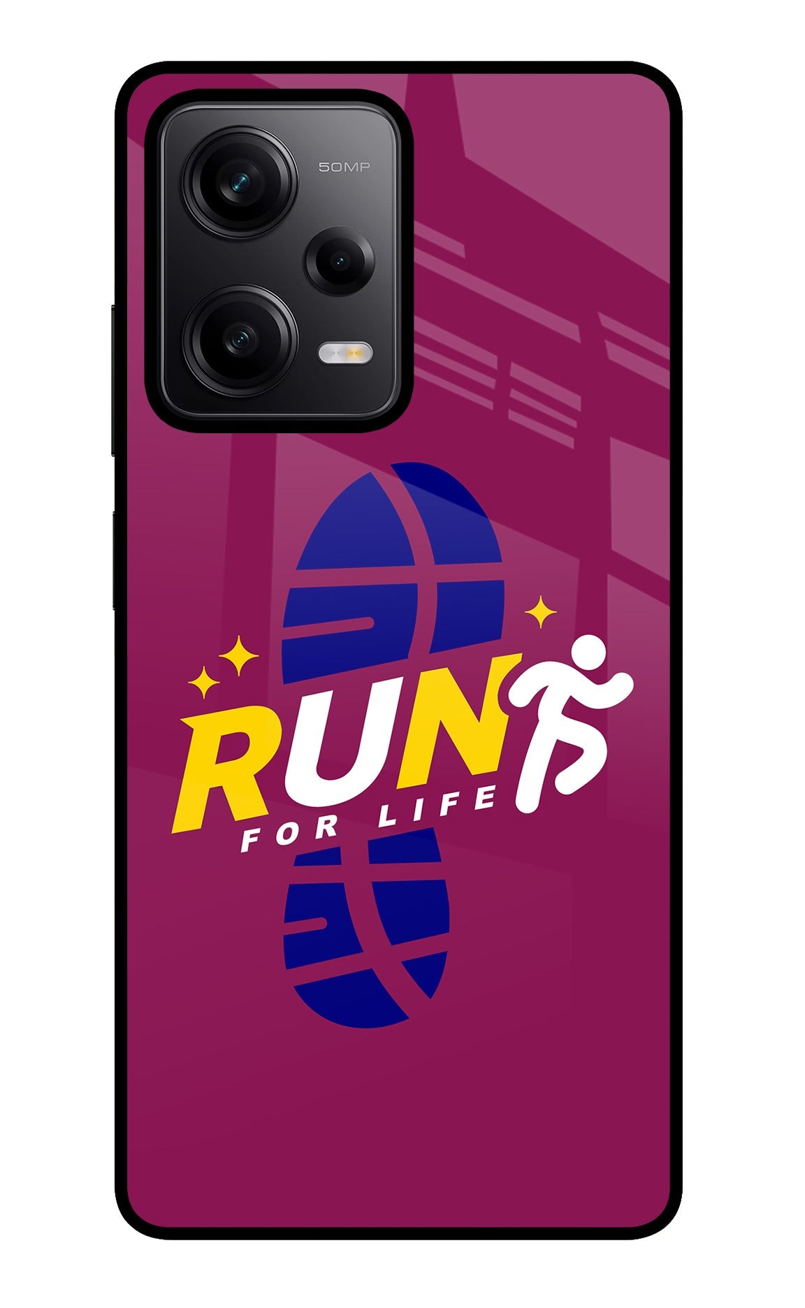 Run for Life Redmi Note 12 Pro 5G Back Cover