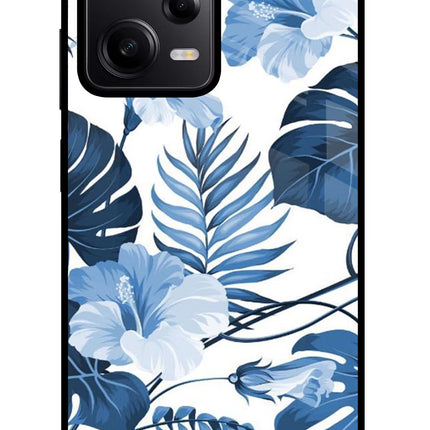 Fabric Art Redmi Note 12 Pro 5G Glass Case Back Cover by Casekaro