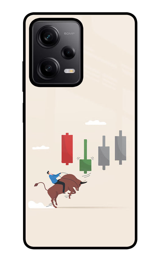 Bull Trading Momentum Redmi Note 12 Pro 5G Glass Case
