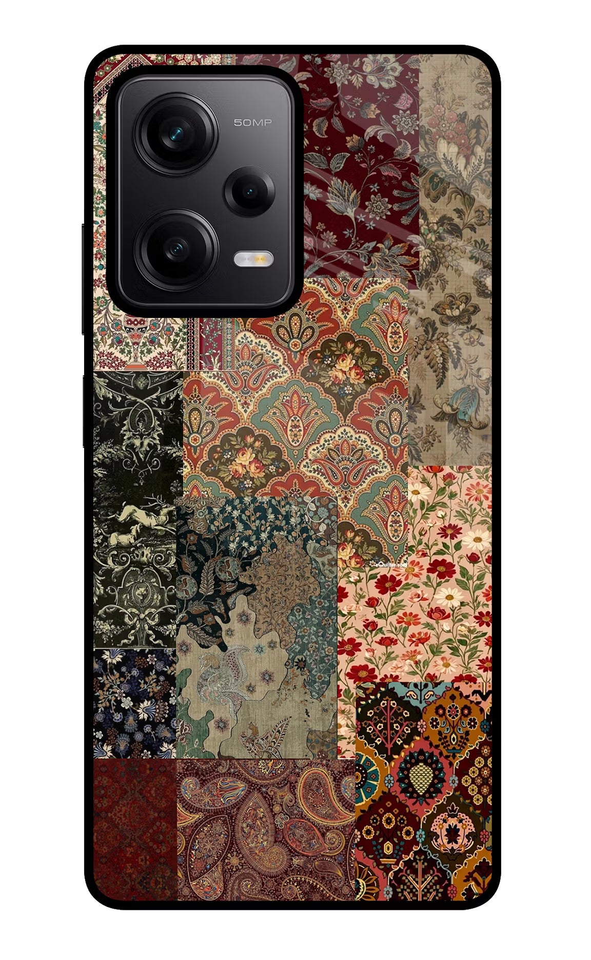 Desi Print Redmi Note 12 Pro 5G Glass Case Back Cover by Casekaro