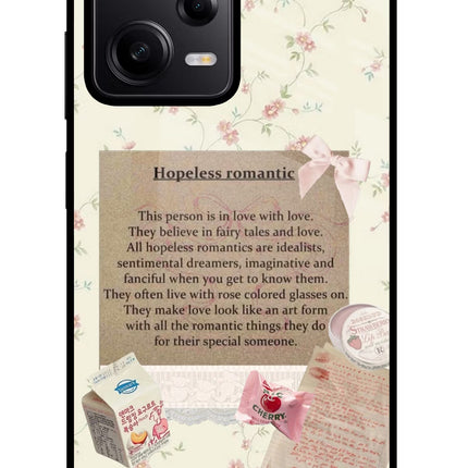 Hopeless Romantic Redmi Note 12 Pro 5G Glass Case