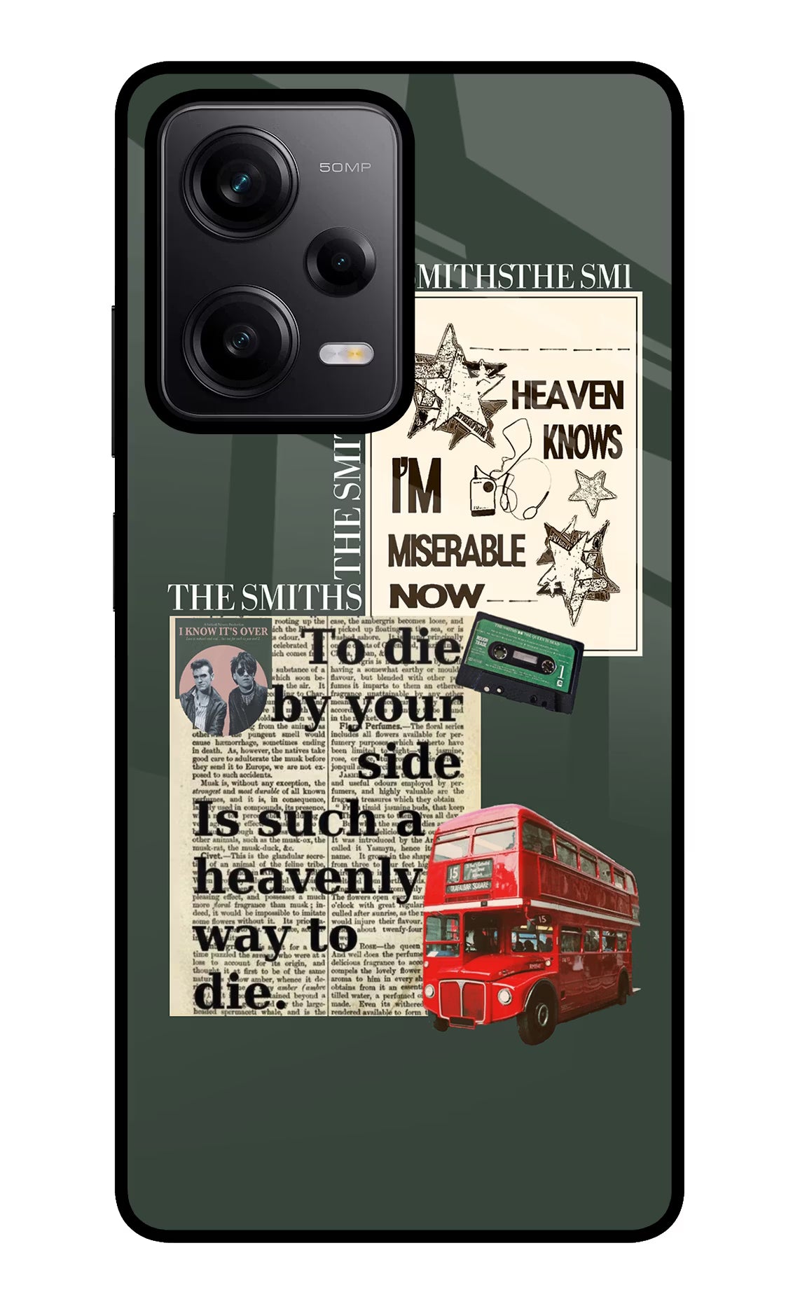 The Smiths Redmi Note 12 Pro 5G Glass Case Back Cover by Casekaro