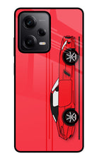 Red Velocity Redmi Note 12 Pro 5G Glass Case