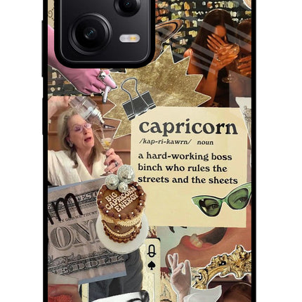 Capricorn Zodiac Redmi Note 12 Pro 5G Glass Case